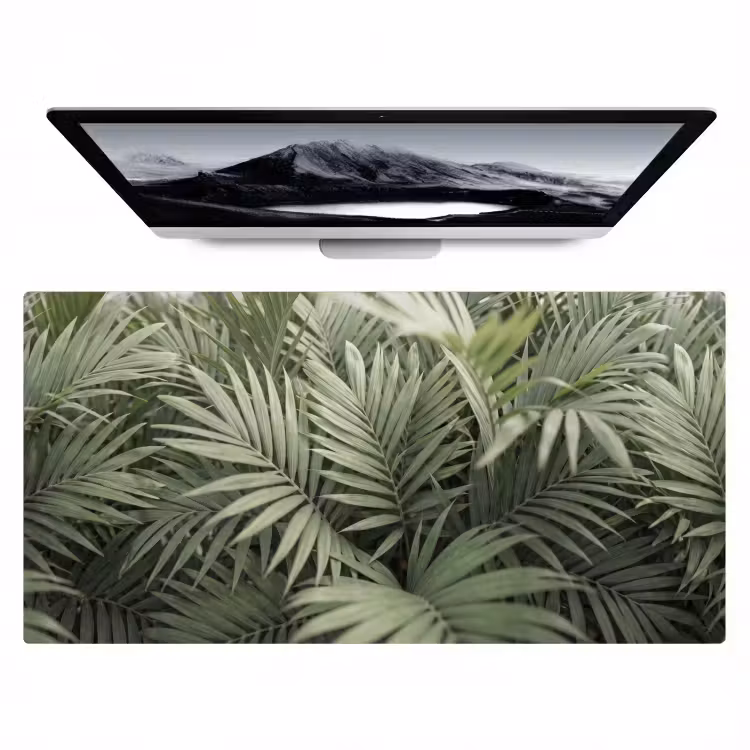 Bureau onderlegger - Plant - Palmbladeren - Natuur - Groen — 1