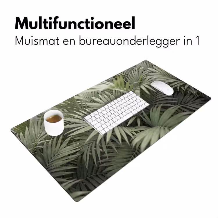 Bureau onderlegger - Plant - Palmbladeren - Natuur - Groen — 7