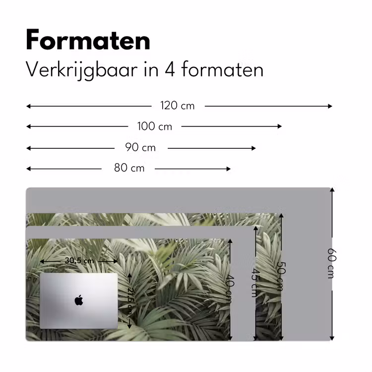Bureau onderlegger - Plant - Palmbladeren - Natuur - Groen — 8