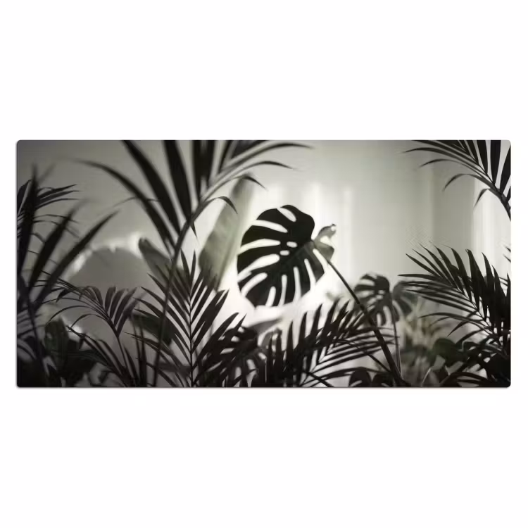 Bureau onderlegger - Planten - Bladeren - Natuur - Minimalistisch - Groen — 2