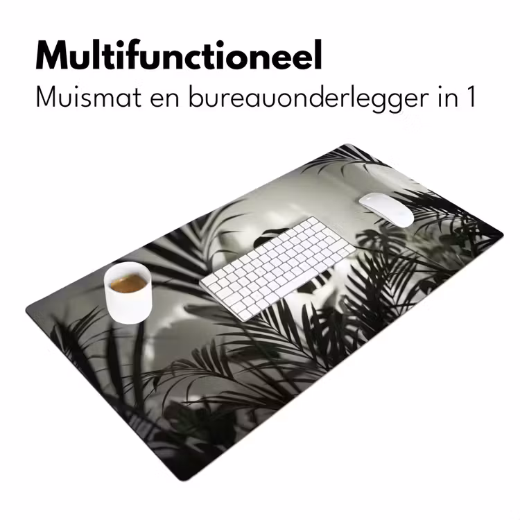 Bureau onderlegger - Planten - Bladeren - Natuur - Minimalistisch - Groen — 7