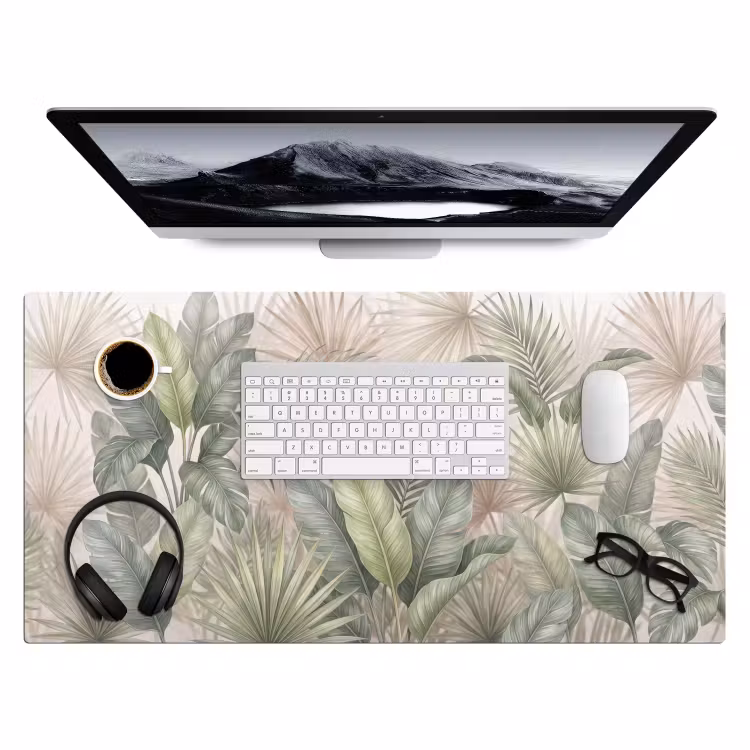 Bureau onderlegger - Planten - Tropisch - Bladeren - Groen - Natuur — 4