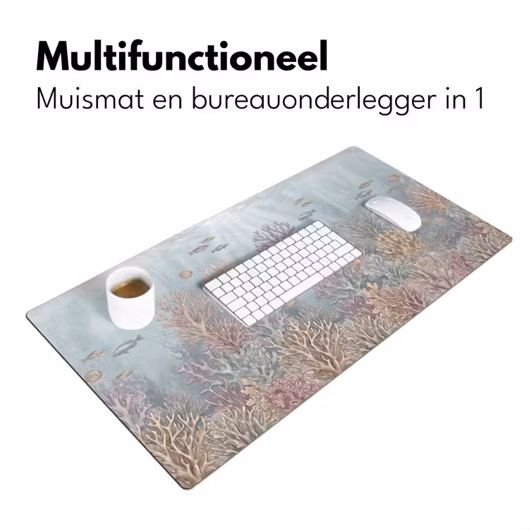 Bureau onderlegger - Vis - Koraal - Oceaan - Illustratie - Onderwater — 7