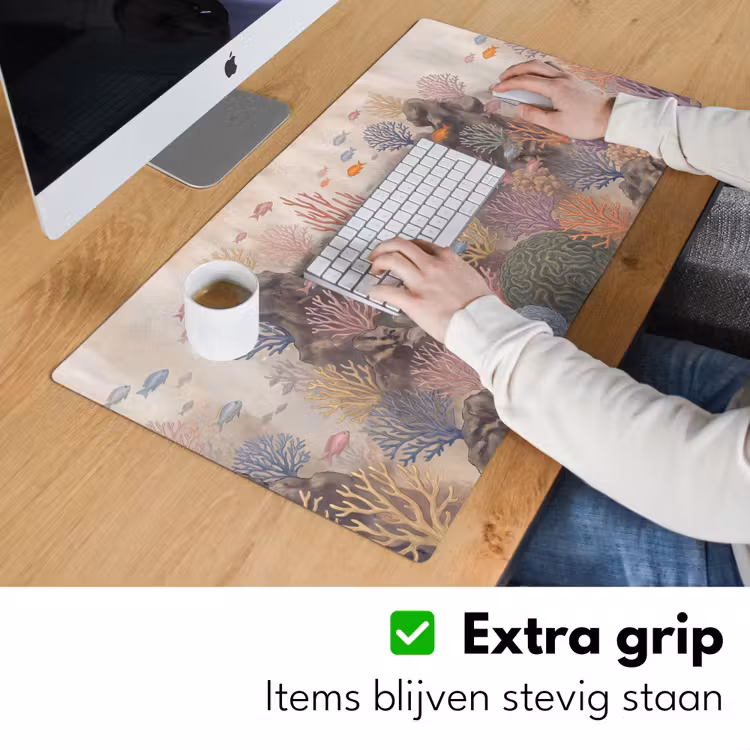 Bureau onderlegger - Vis - Koraalrif - Onderwaterwereld - Illustratie — 6