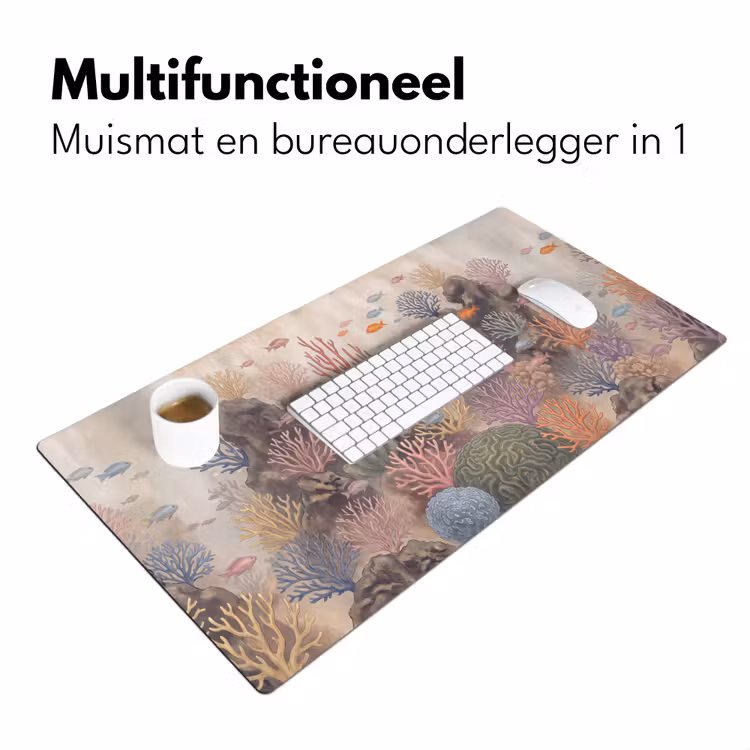 Bureau onderlegger - Vis - Koraalrif - Onderwaterwereld - Illustratie — 7
