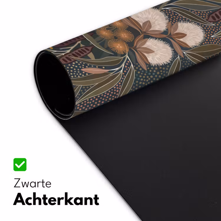 Bureau onderlegger - Vogel - Bladeren - Natuur - Illustratie - Groen — 5
