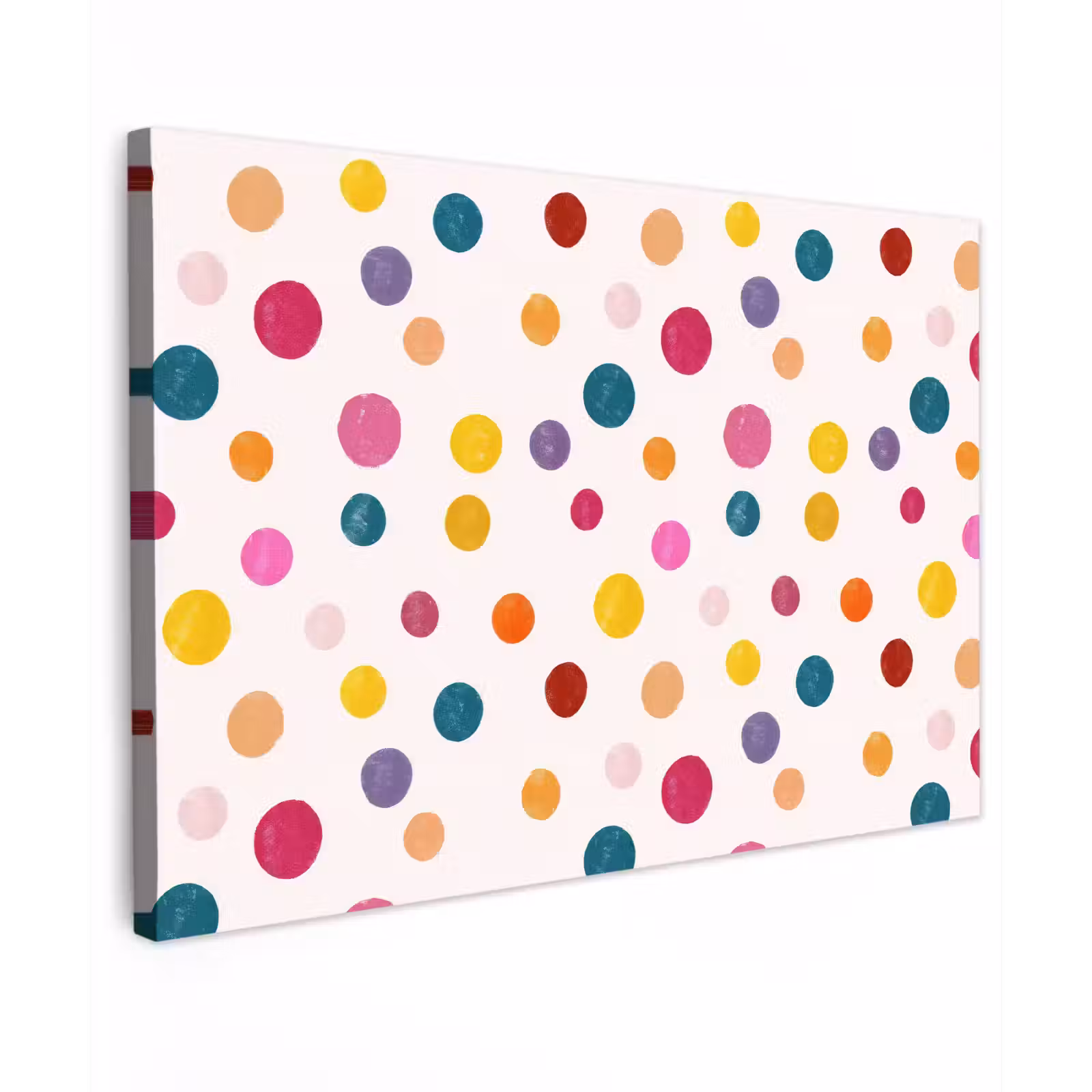 Canvas schilderij - Cirkels - Speels - Kleurrijk — 1