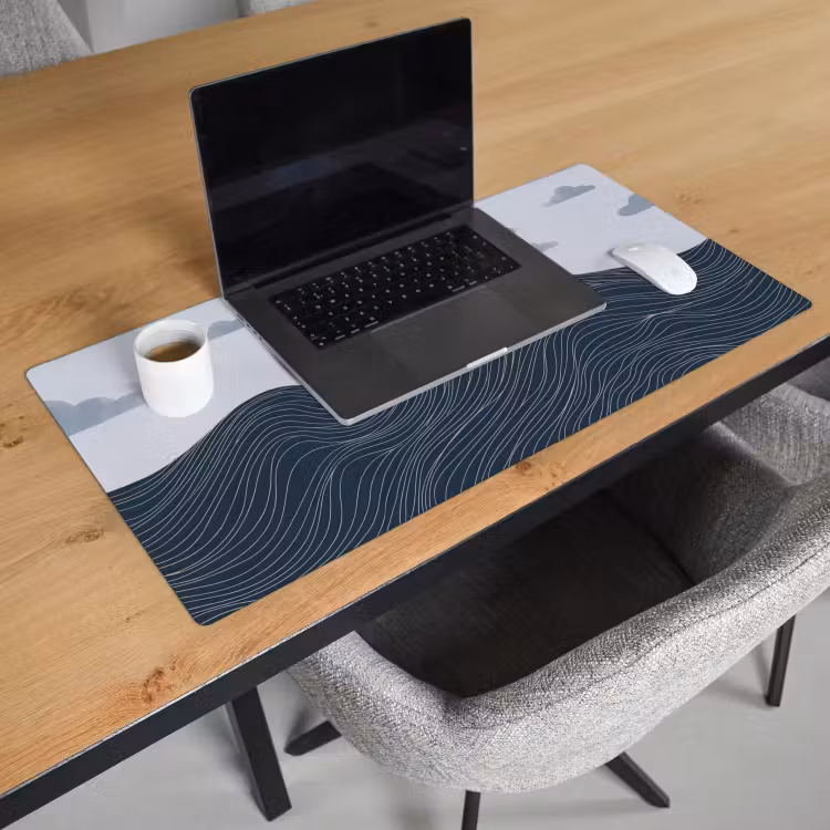 Bureau onderlegger - Persoon - Surfen - Oceaan - Natuur - Modern — 3
