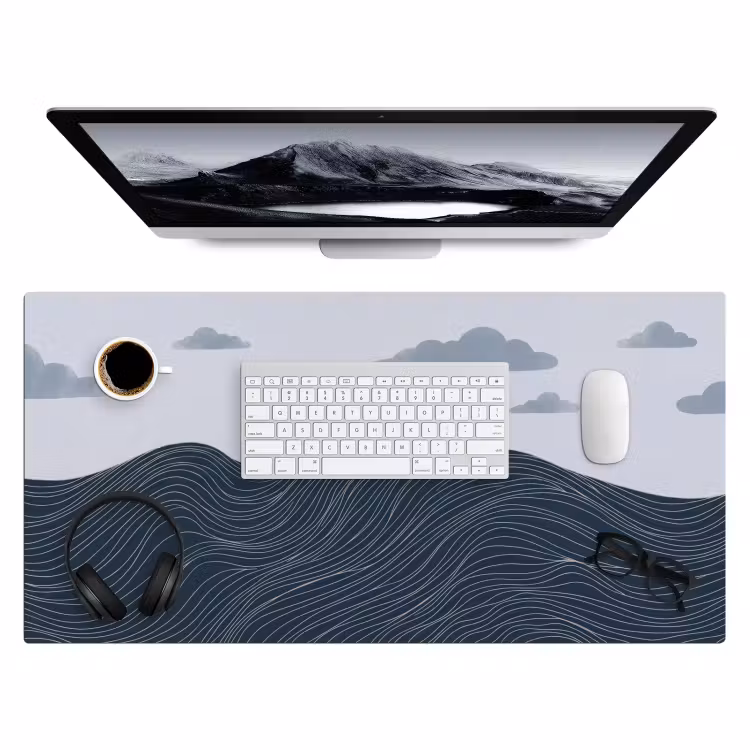 Bureau onderlegger - Persoon - Surfen - Oceaan - Natuur - Modern — 4