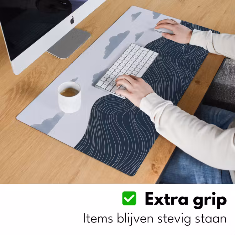 Bureau onderlegger - Persoon - Surfen - Oceaan - Natuur - Modern — 6