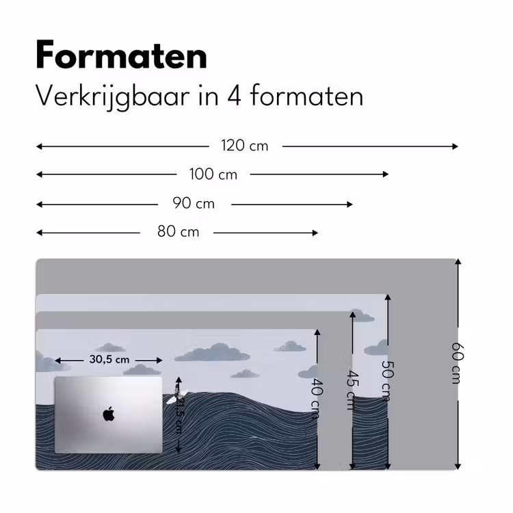 Bureau onderlegger - Persoon - Surfen - Oceaan - Natuur - Modern — 8
