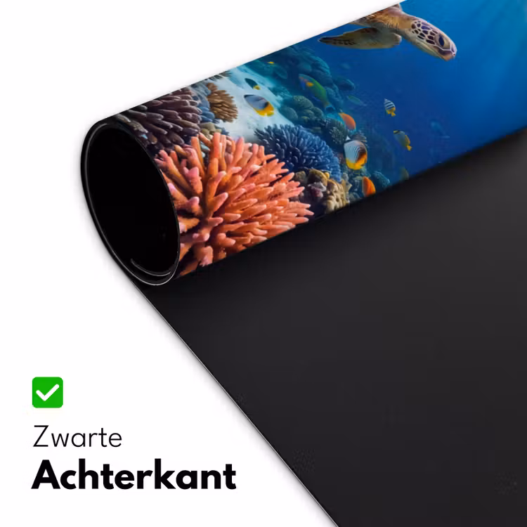 Bureau onderlegger - Schildpad - Koraalrif - Oceaan - Dieren - Blauw — 5