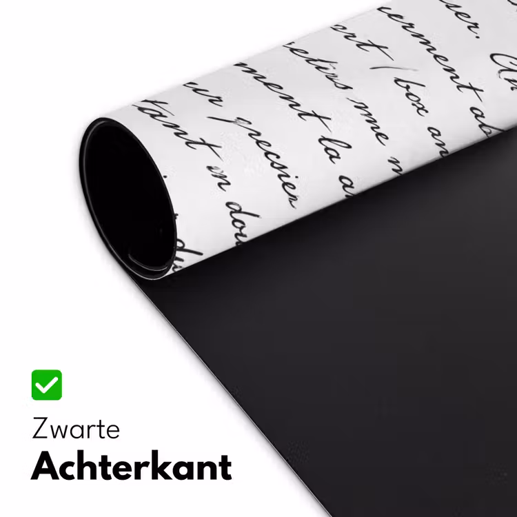 Bureau onderlegger - Tekst - Handschrift - Klassiek - ZwartWit — 5