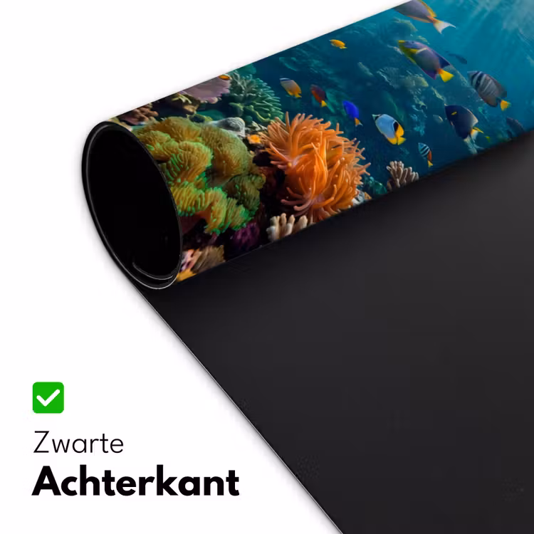 Bureau onderlegger - Vis - Koraal - Oceaan - Natuur - Kleurrijk — 5