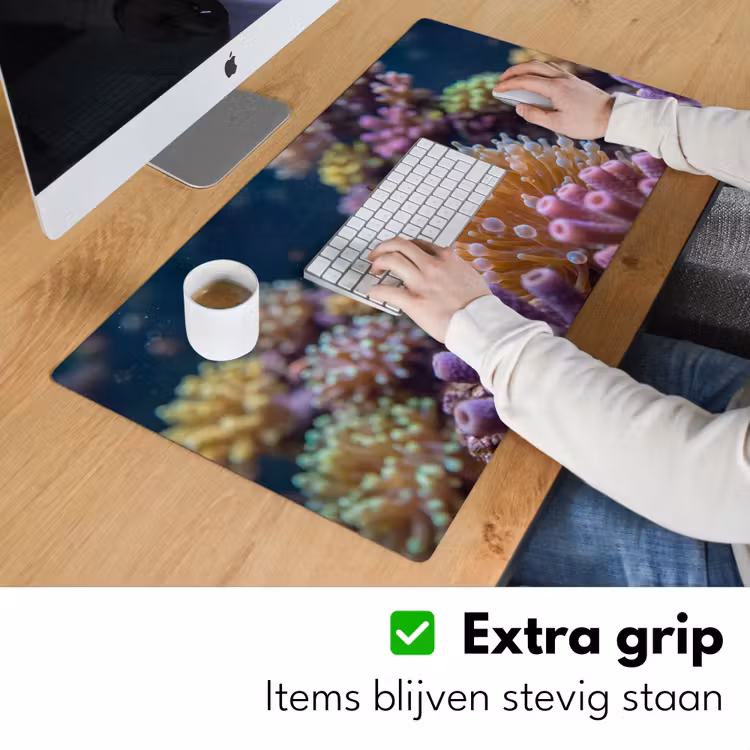 Bureau onderlegger - Vis - Koraal - Onderwater - Oranje - Dieren — 6