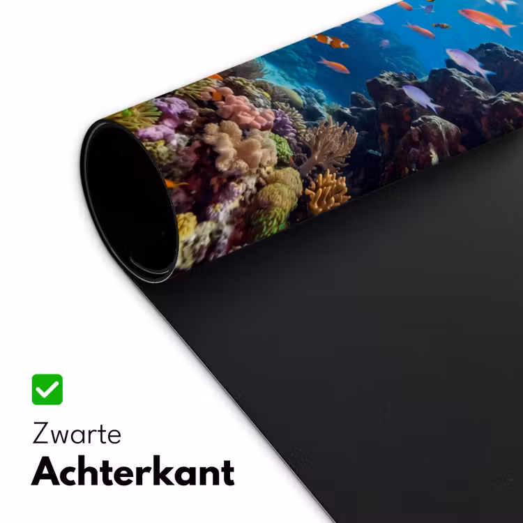 Bureau onderlegger - Vis - Koraalrif - Onderwater - Levendig - Blauw — 5
