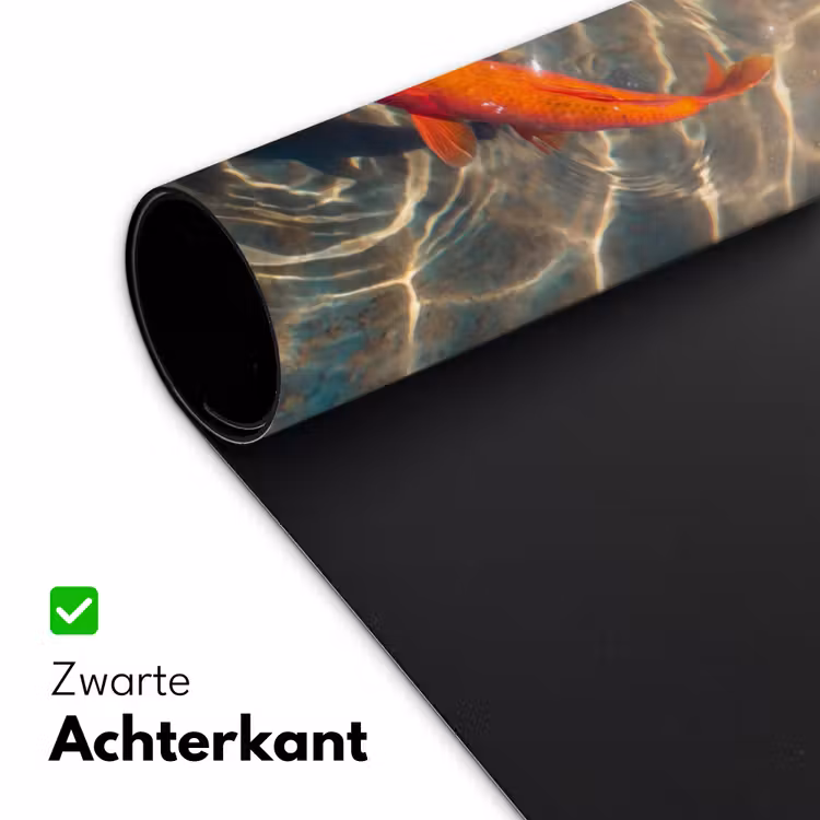Bureau onderlegger - Vis - Water - Dieren - Oranje - Goud — 5