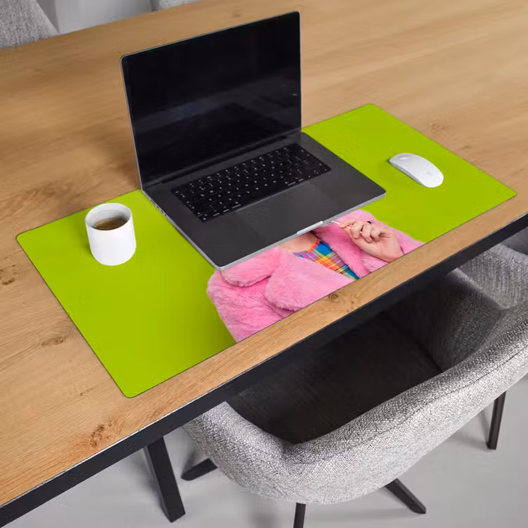 Bureau onderlegger - Vrouw - Kleurrijk haar - Pop art - Modern - Levendig — 3