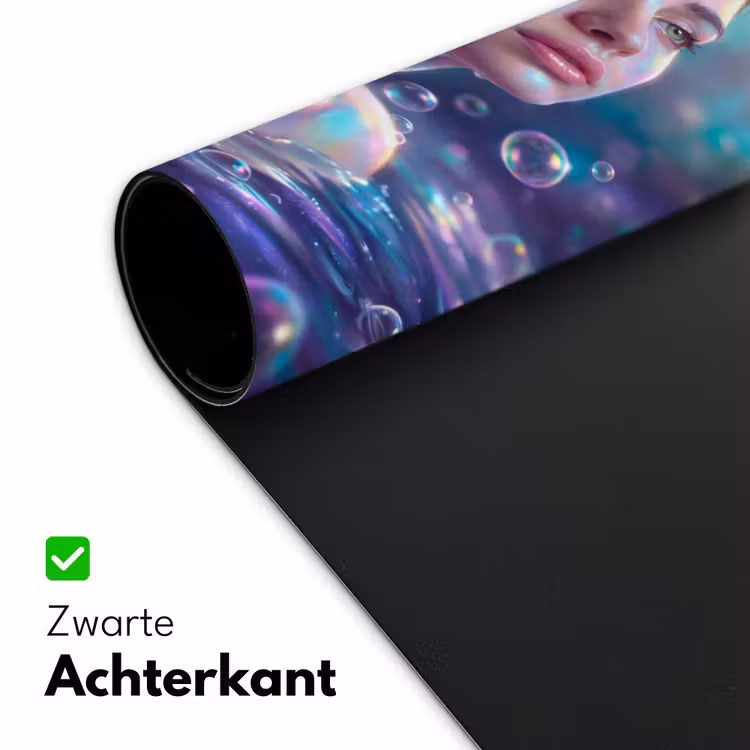 Bureau onderlegger - Vrouw - Water - Portret - Kleurrijk - Modern — 5