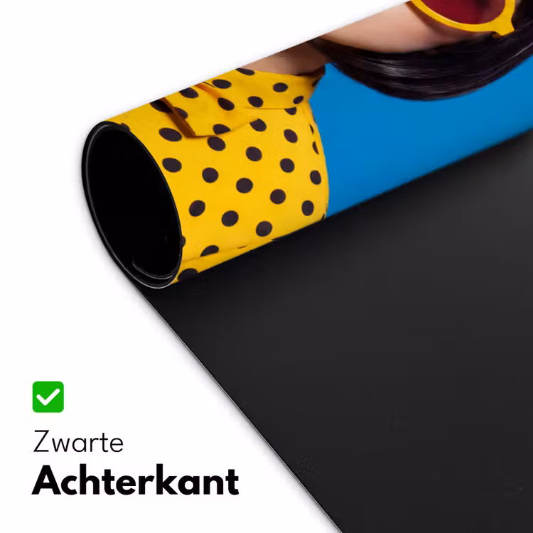 Bureau onderlegger - Vrouw - Zonnebril - Pop Art - Portret - Geel — 5