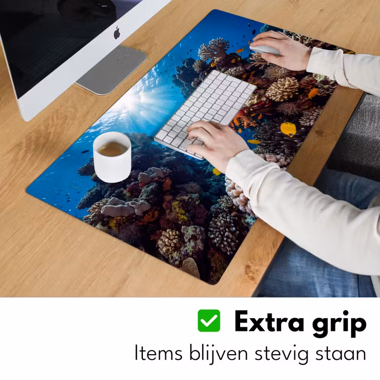 Bureau onderlegger - Zee - Koraalrif - Natuur - Levendig - Blauw — 6
