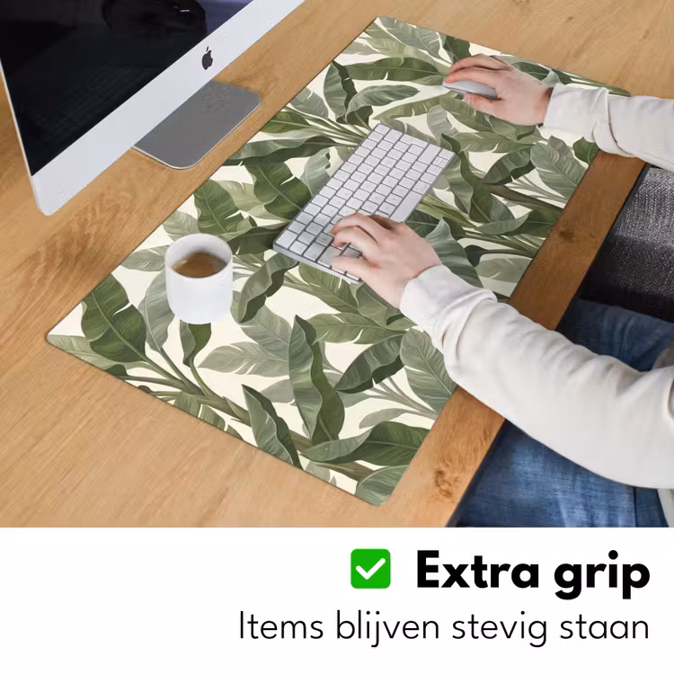 Bureau onderlegger - Planten - Bladeren - Tropisch - Groen — 6