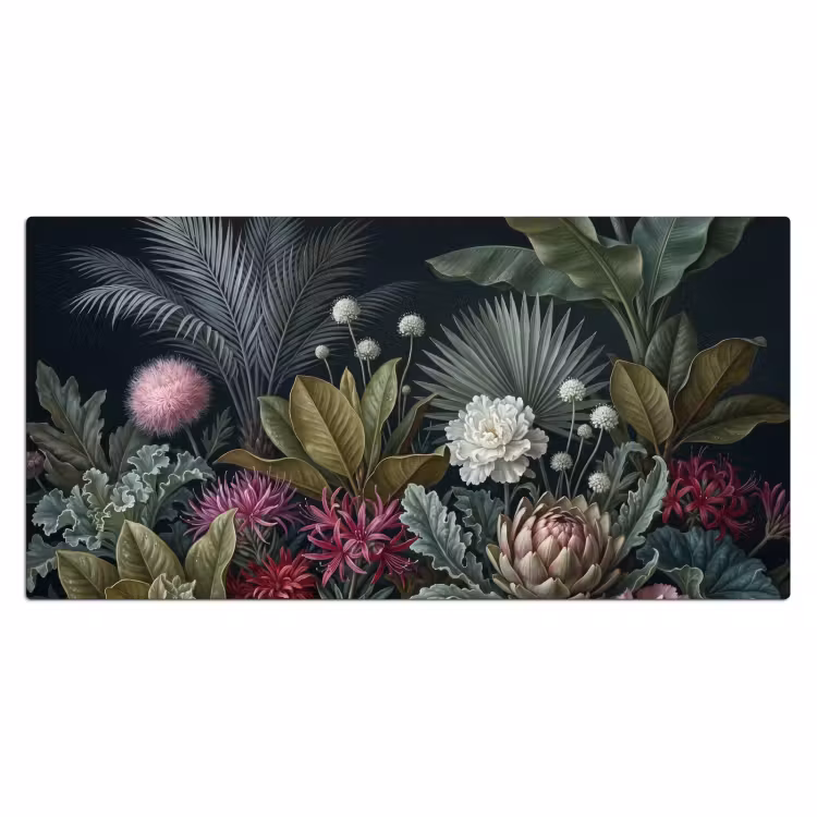 Bureau onderlegger - Planten - Tropisch - Botanisch - Donker - Groen — 2