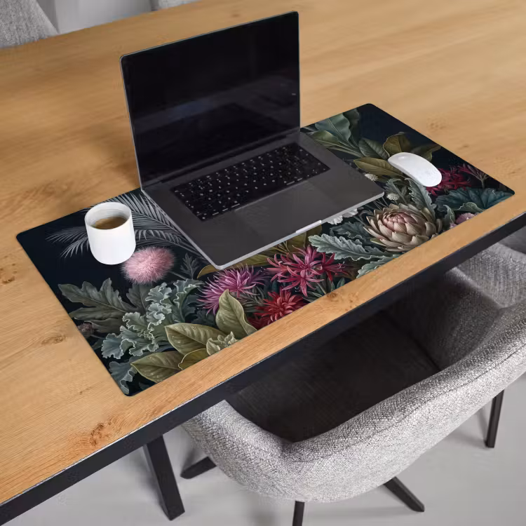 Bureau onderlegger - Planten - Tropisch - Botanisch - Donker - Groen — 3
