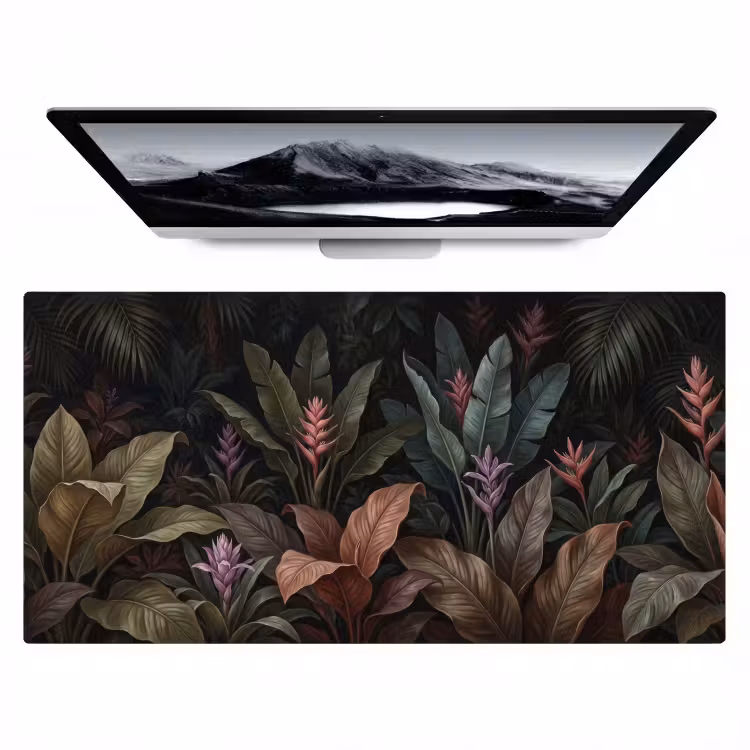 Bureau onderlegger - Planten - Tropisch - Jungle - Donker - Natuur — 1