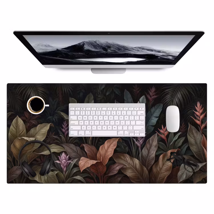 Bureau onderlegger - Planten - Tropisch - Jungle - Donker - Natuur — 4