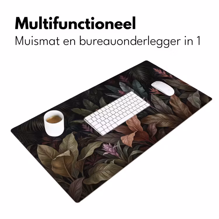Bureau onderlegger - Planten - Tropisch - Jungle - Donker - Natuur — 7