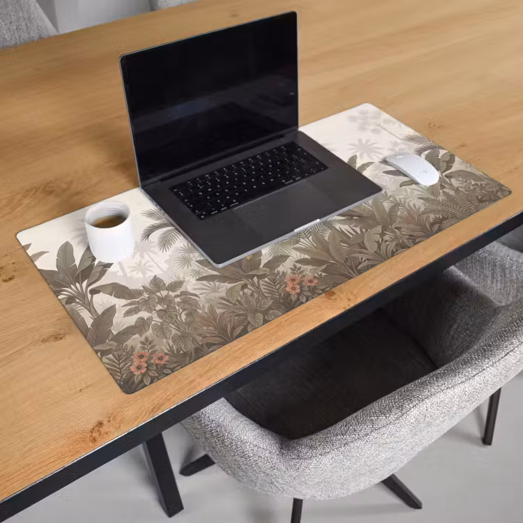 Bureau onderlegger - Vogel - Jungle - Tropisch - Illustratie - Groen — 3