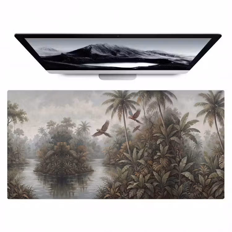 Bureau onderlegger - Vogel - Vliegend - Tropisch - Landschap - Klassiek — 1