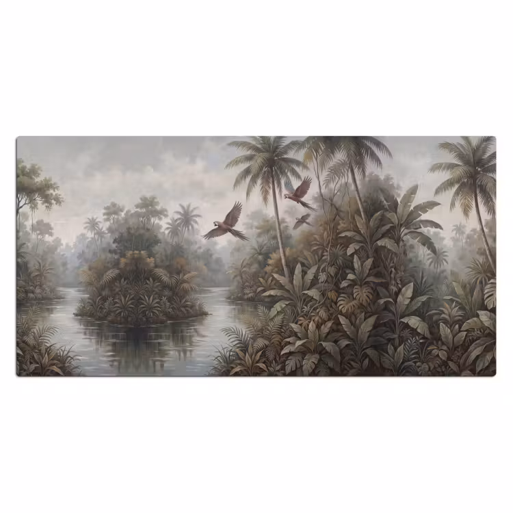 Bureau onderlegger - Vogel - Vliegend - Tropisch - Landschap - Klassiek — 2