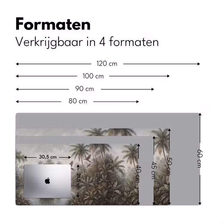Bureau onderlegger - Vogel - Vliegend - Tropisch - Landschap - Klassiek — 8