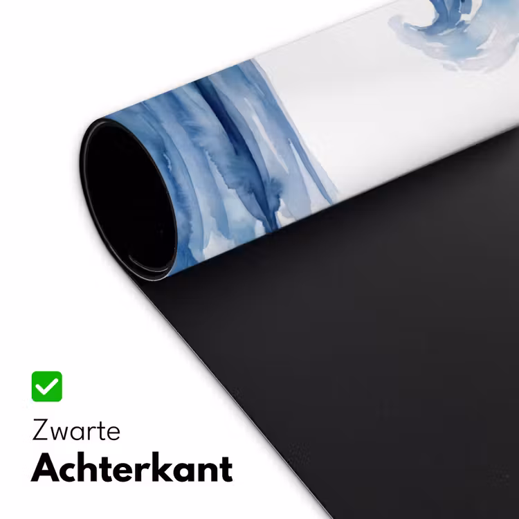 Bureau onderlegger - Water - Beweging - Natuur - Modern - Blauw — 5