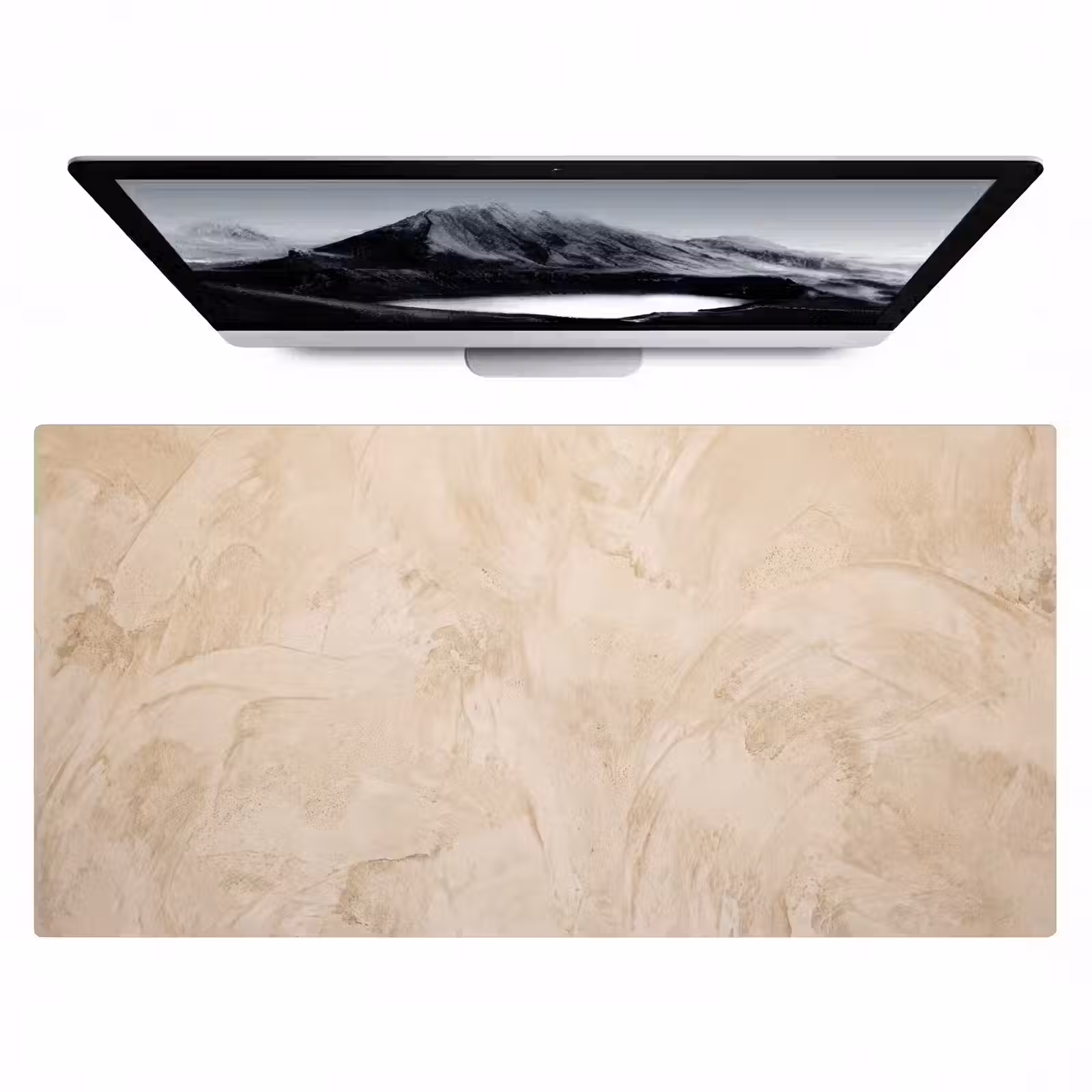 Bureau onderlegger - Textuur - Patroon - Abstract - Modern - Beige — 1