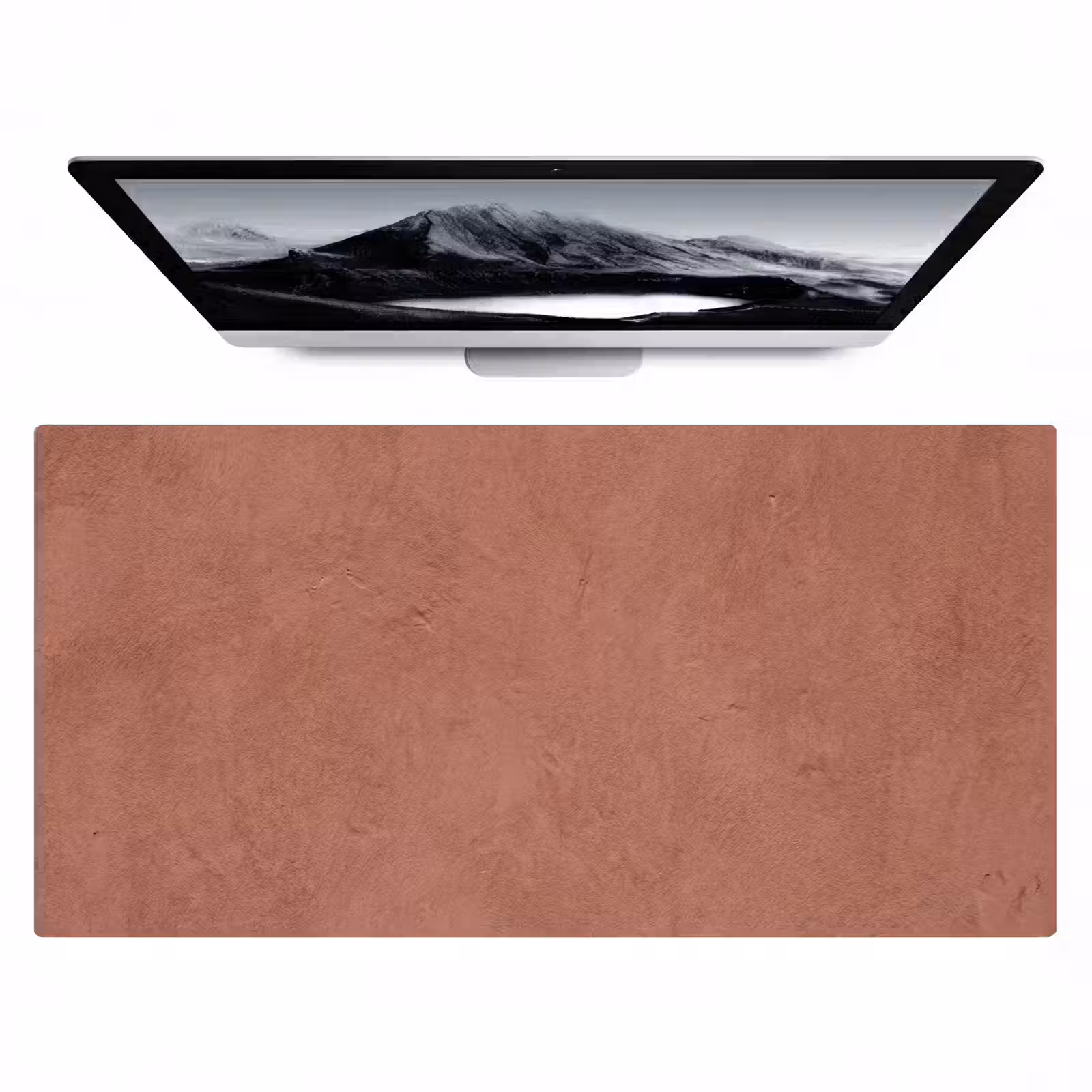 Bureau onderlegger - Textuur - Roodbruin - Grof - Modern — 1