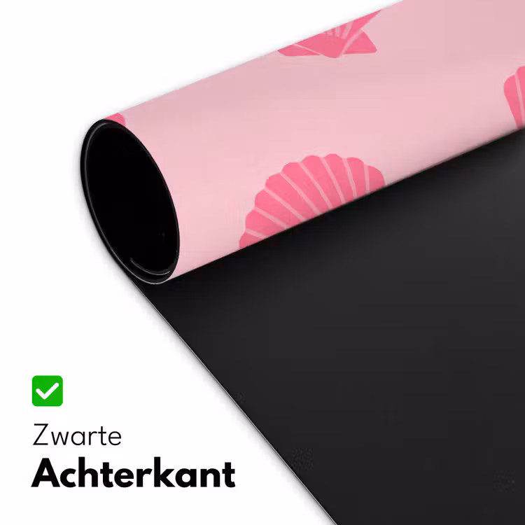 Bureau onderlegger - Schelp - Patroon - Zee - Modern - Roze — 5