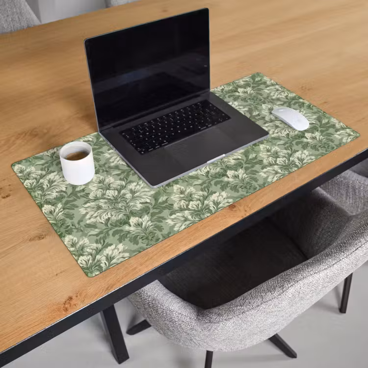 Bureau onderlegger - Sierlijk - Lichtgroen - Planten - Patroon - Getailleerd — 3