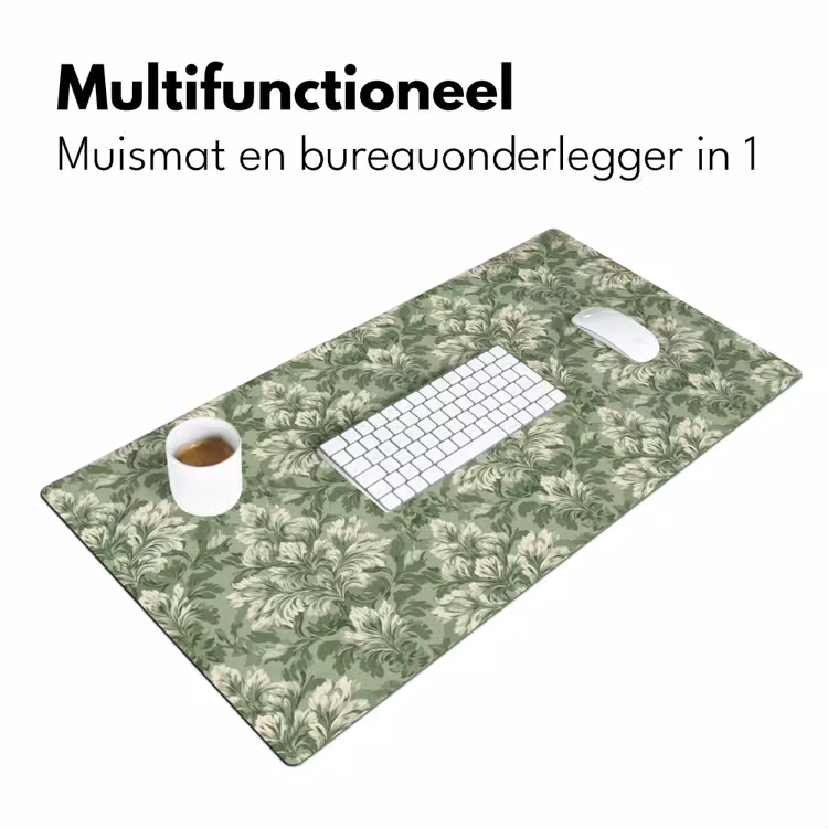 Bureau onderlegger - Sierlijk - Lichtgroen - Planten - Patroon - Getailleerd — 7