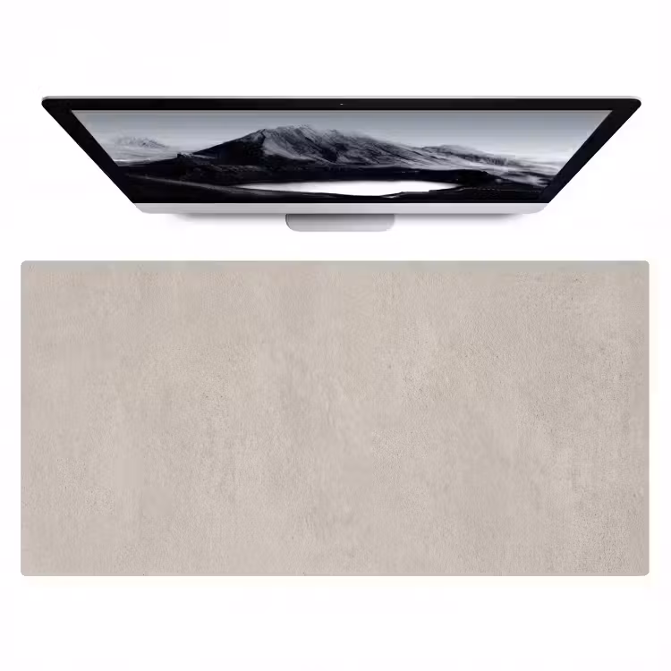 Bureau onderlegger - Textuur - Effen - Abstract - Beige — 1