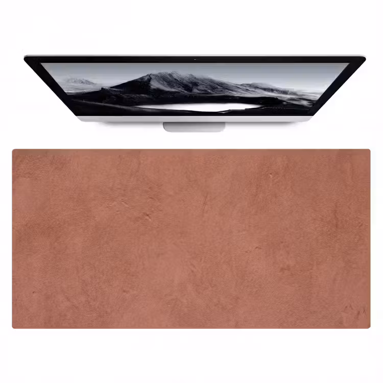 Bureau onderlegger - Textuur - Roodbruin - Grof - Modern — 1