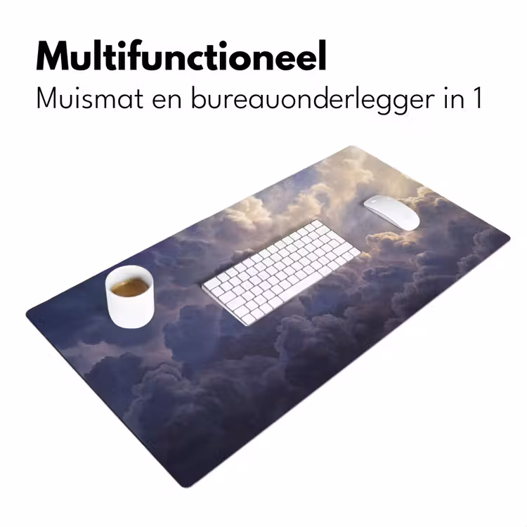 Bureau onderlegger - Vogel - Vliegend - Natuur - Wit - Wolken — 7