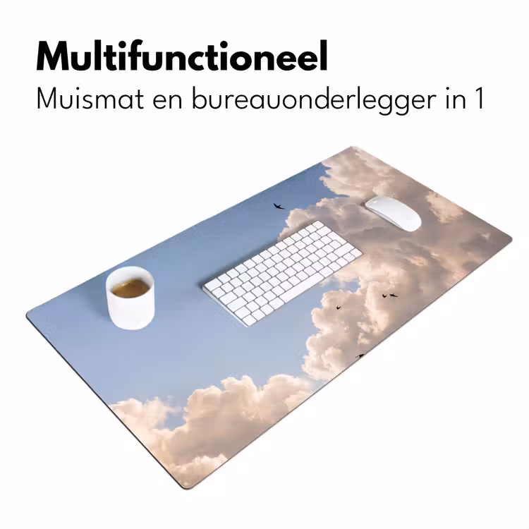 Bureau onderlegger - Vogel - Vlucht - Wolken - Natuur - Blauw — 7