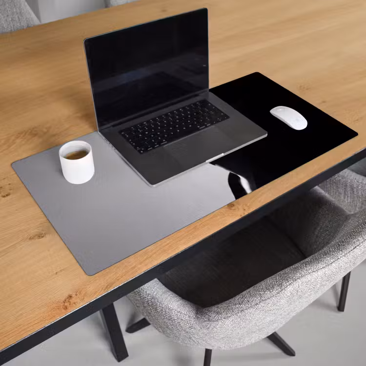 Bureau onderlegger - Vrouw - Profiel - Mensen - Zwart-wit — 3
