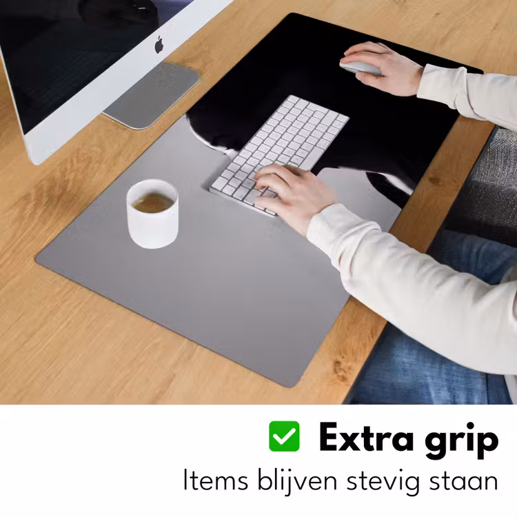 Bureau onderlegger - Vrouw - Profiel - Mensen - Zwart-wit — 6