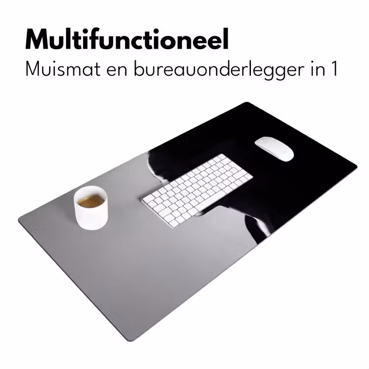 Bureau onderlegger - Vrouw - Profiel - Mensen - Zwart-wit — 7