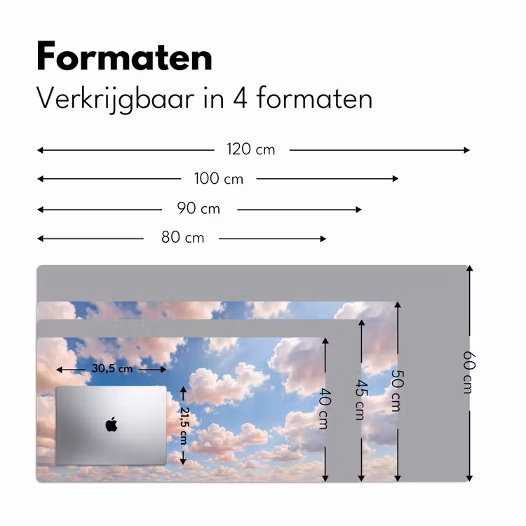 Bureau onderlegger - Wolken - Hemel - Natuur - Licht - Blauw — 8