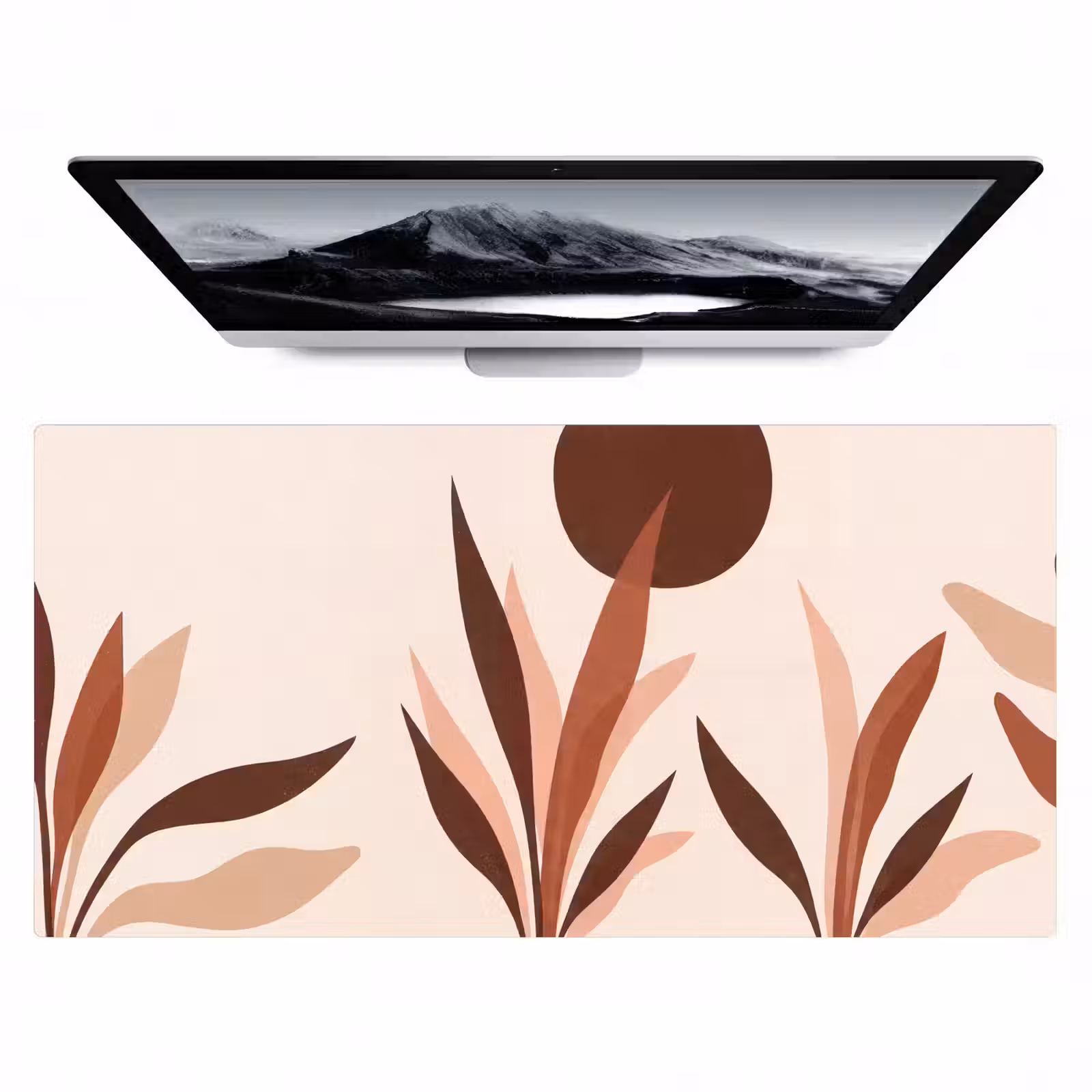 Bureau onderlegger - Planten - Abstract - Natuur - Bruin — 1